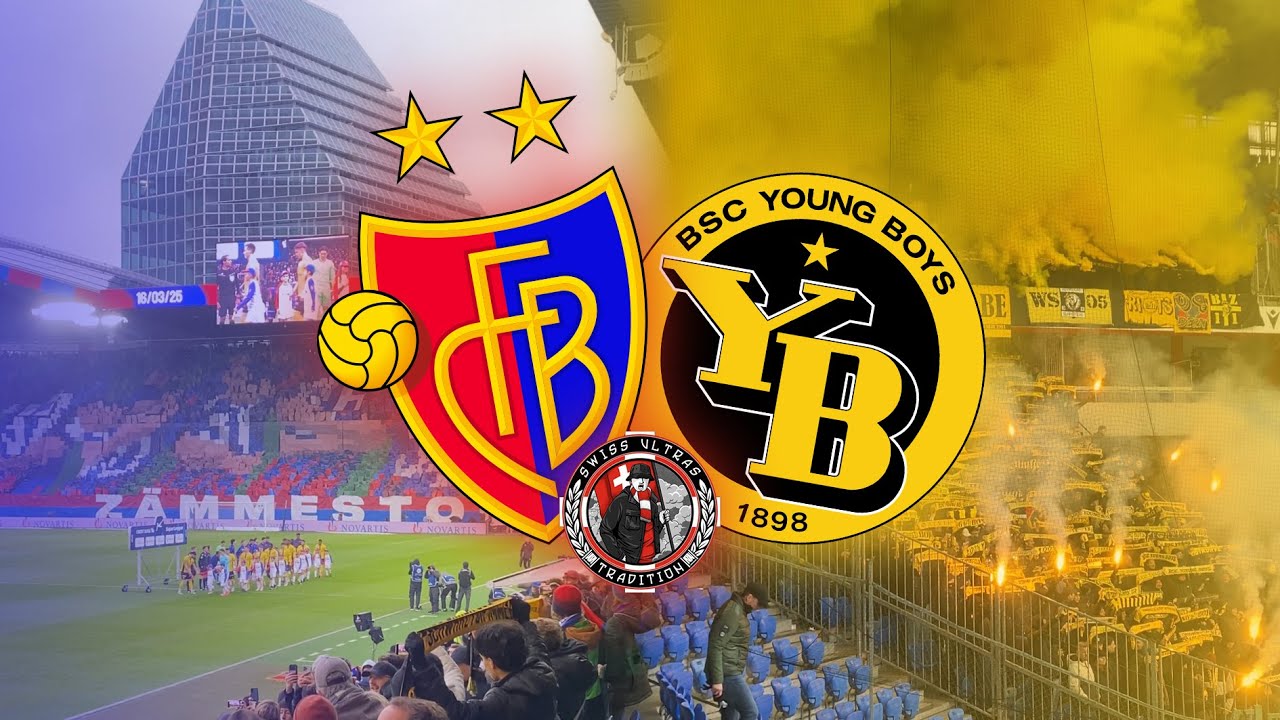 FC Basel 1:2 BSC Young Boys | 16.03.2025 | Choreo, Pyro, Fanchants | Swiss.Ultras.Tradition