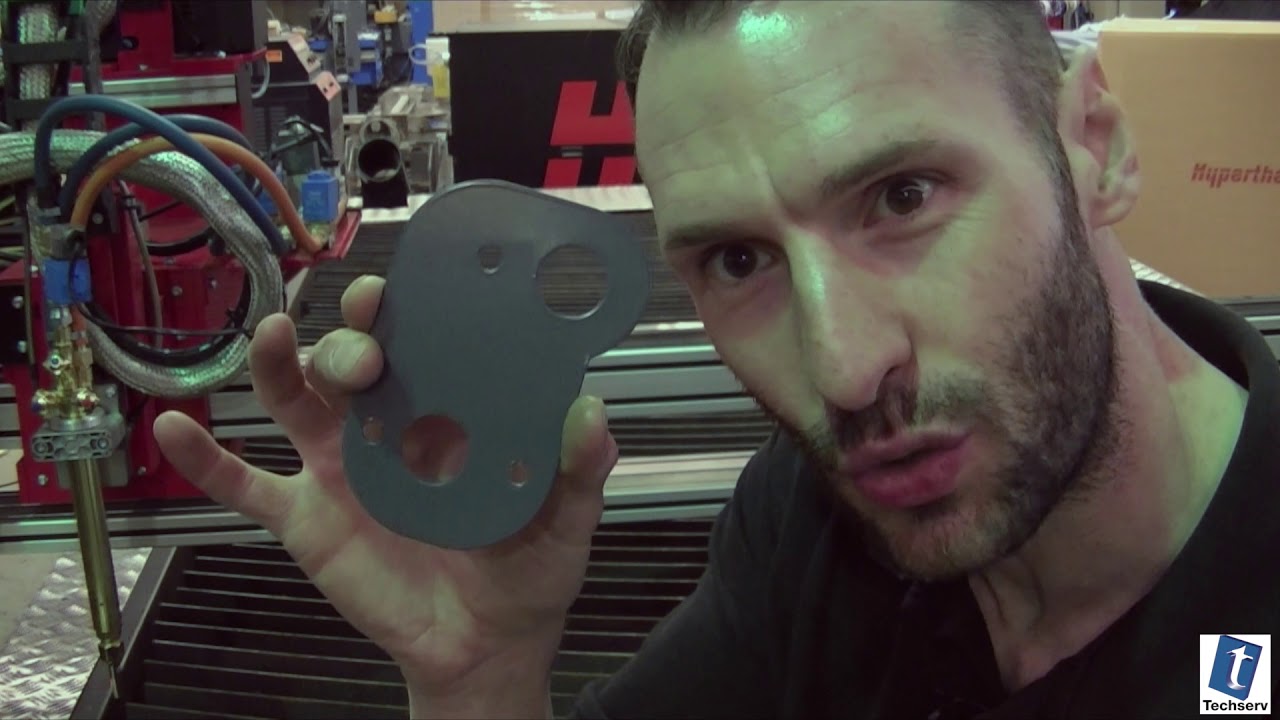 The Techserv Blue Marlin CnC Profile cutting Machine.
