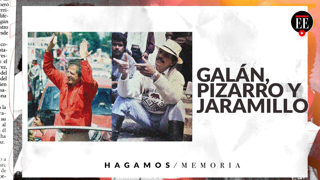 Carlos Pizarro, Luis C. Galán y Bernardo Jaramillo: candidatos presidenciales asesinados en Colombia