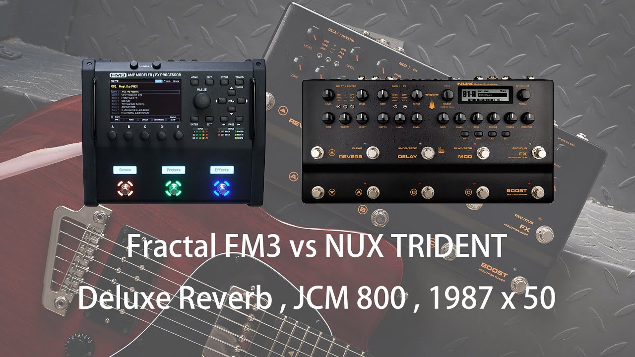 Fractal FM3 vs NUX Trident | Amp Model comparison with the same IR