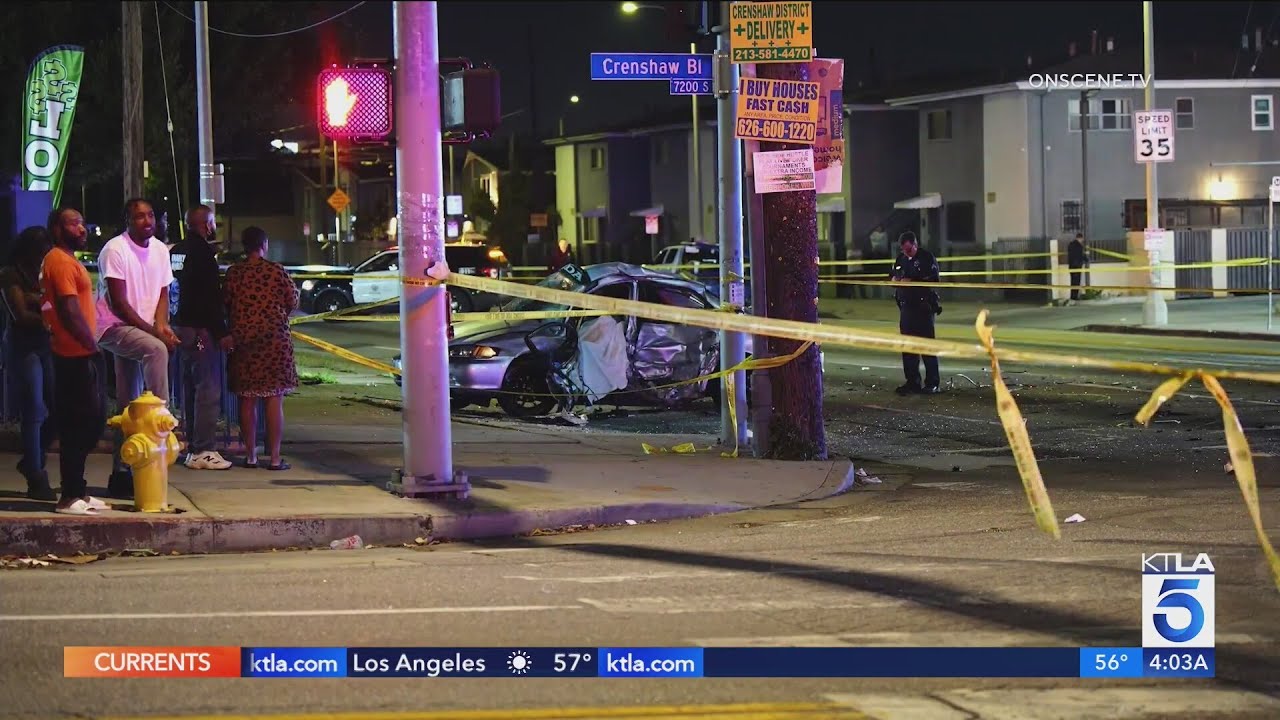 Innocent driver struck, killed when SUV runs red light: LAPD