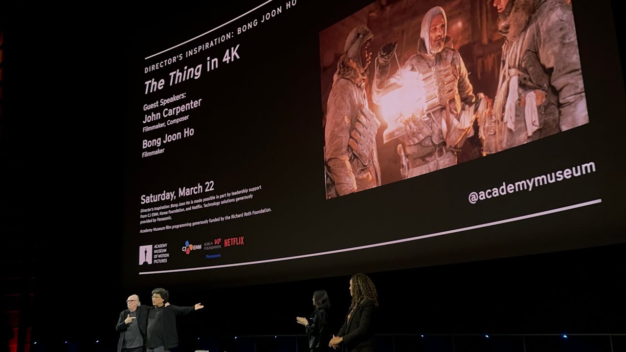 The Thing Q&A w/ John Carpenter & Bong Joon Ho
