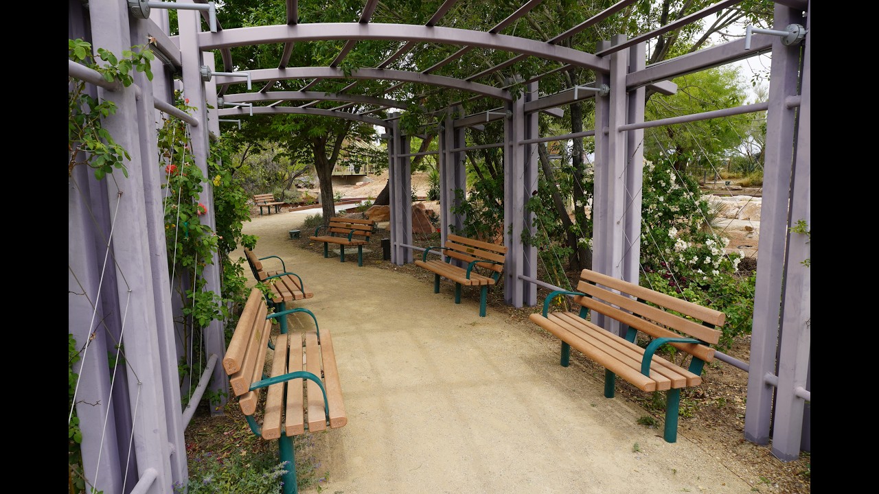 Beyond the neon, roses and more thrive in the botanical gardens at the Springs Preserve