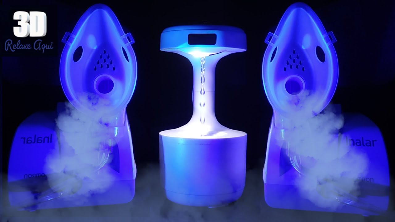 ASMR: 3D-аэрозоль с удивительным расслабляющим антигравитационным увлажнителем