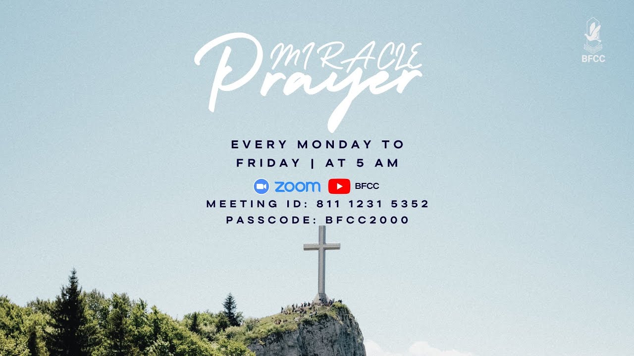 Doa Pagi MP | BFCC | 17 Feb 2026 | Monday - Friday at 5 AM