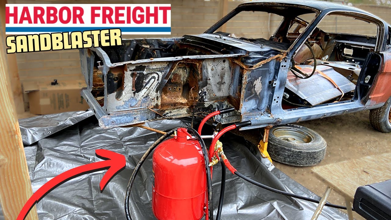 Sandblasting | 1965 Mustang Fastback Restoration