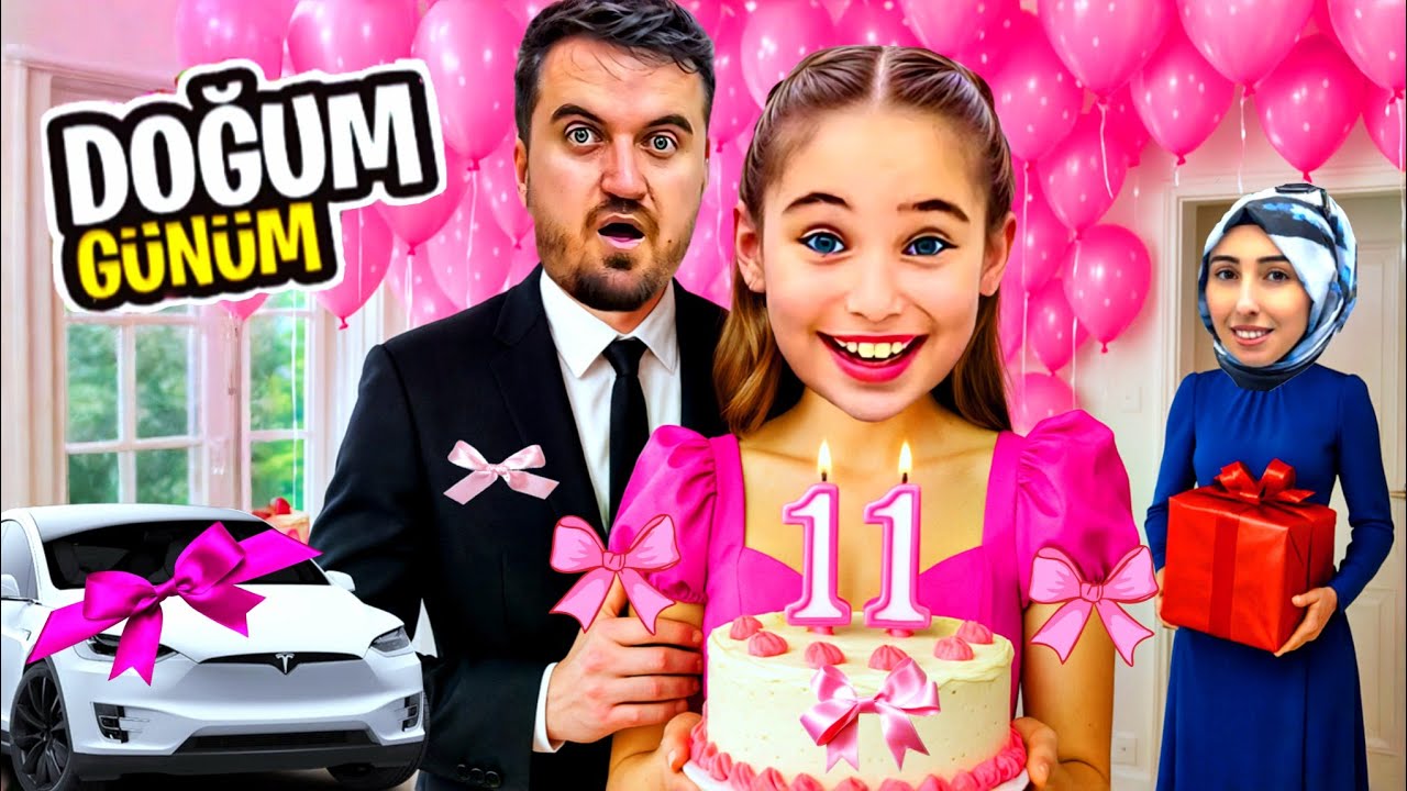 ELİF SİNEM PEMBE DEV DOĞUM G&Uuml;N&Uuml; ORGANİZASYONU ‼️ HER ŞEY PEMBE KURDELE PARTİ !!