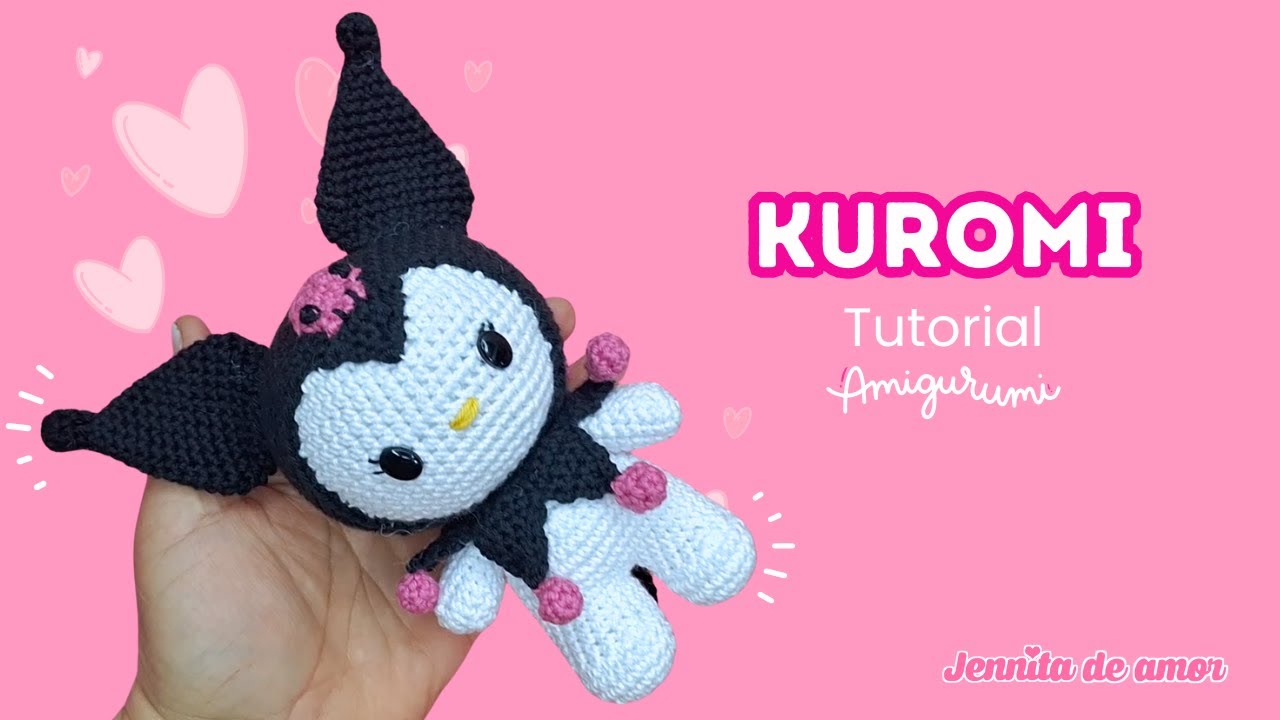 KUROMI Amigurumi Colección Sanrio- Tutorial Patrón en Video Español e Ingles