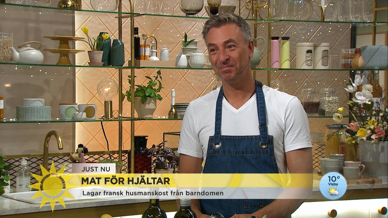 Tareq Taylor lagar fransk husmanskost - Nyhetsmorgon (TV4)