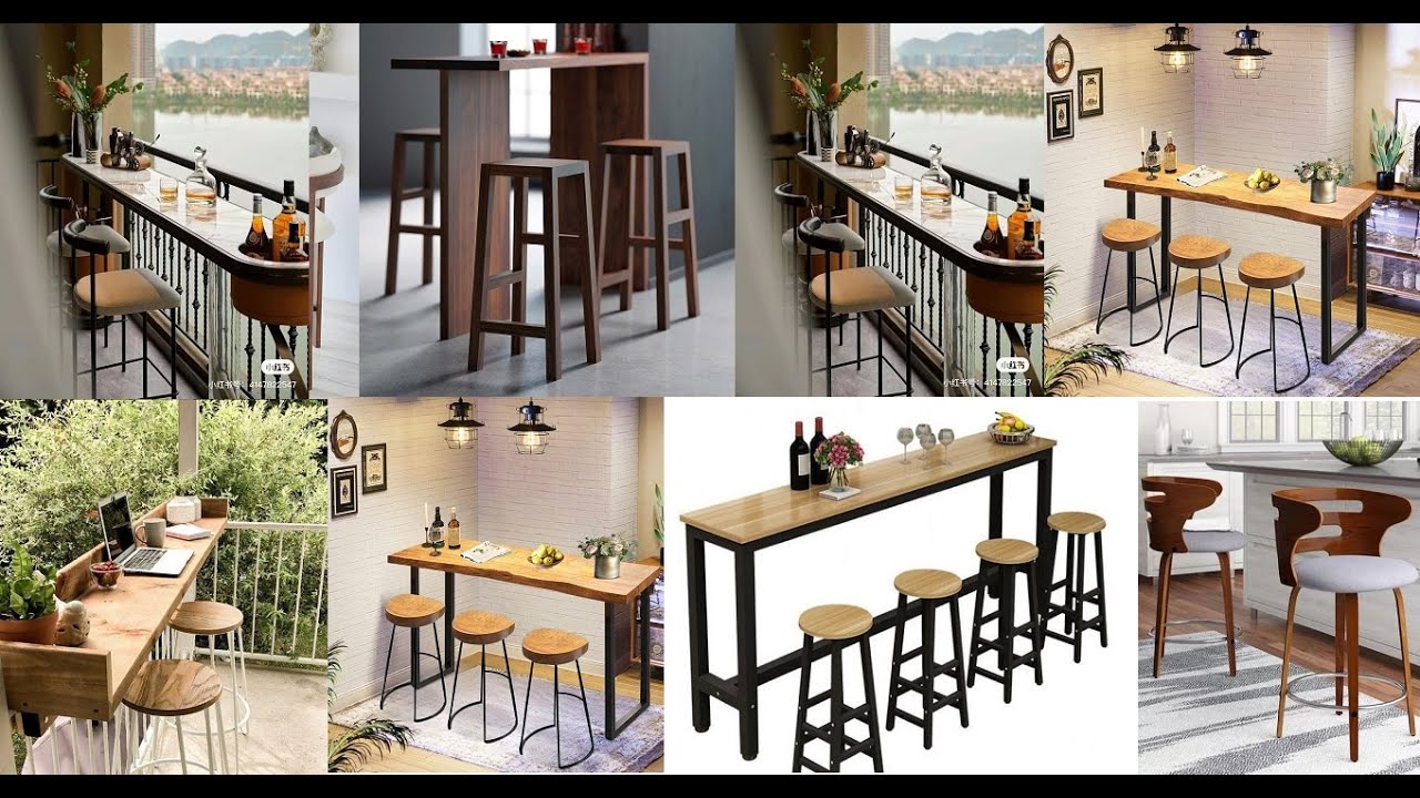 Elegant Wooden Bar & Bistro Stool Project Ideas