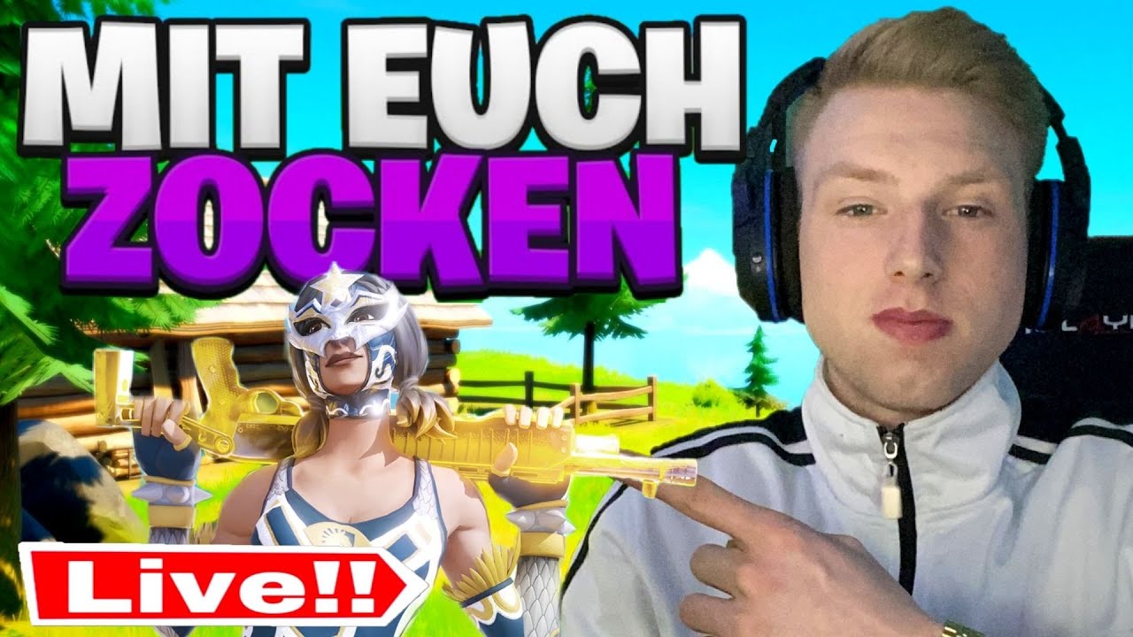 MIT EUCH ZOCKEN 🏆 Custome Games 🔥 ABO ZOCKEN 😍 Fortnite Deutsch Live | LETRECX