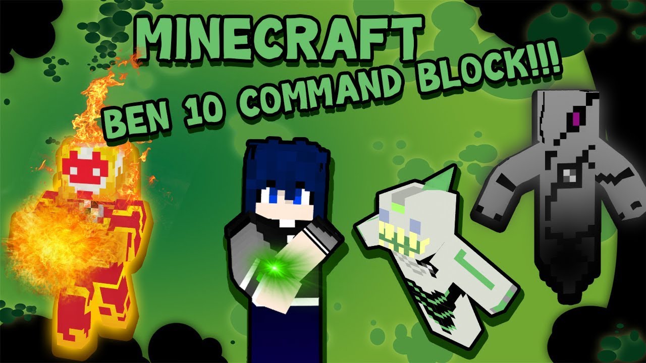 Minecraft Ben 10 Command Block #: Ben 10 ในโลกมายคราฟ