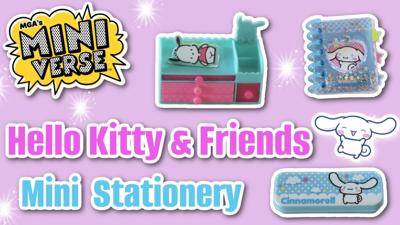 НОВИНКА! Набор канцелярских принадлежностей Miniverse Make It Mini Hello Kitty. Часть 3 (Завершен...
