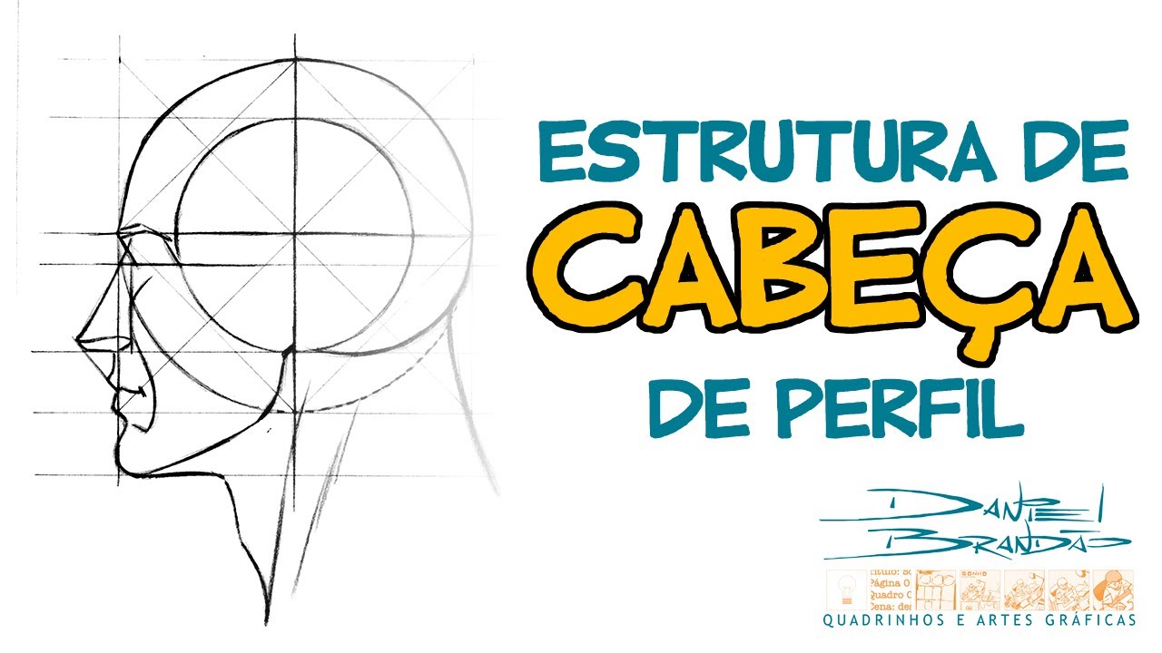 COMO DESENHAR CABEÇA DE PERFIL