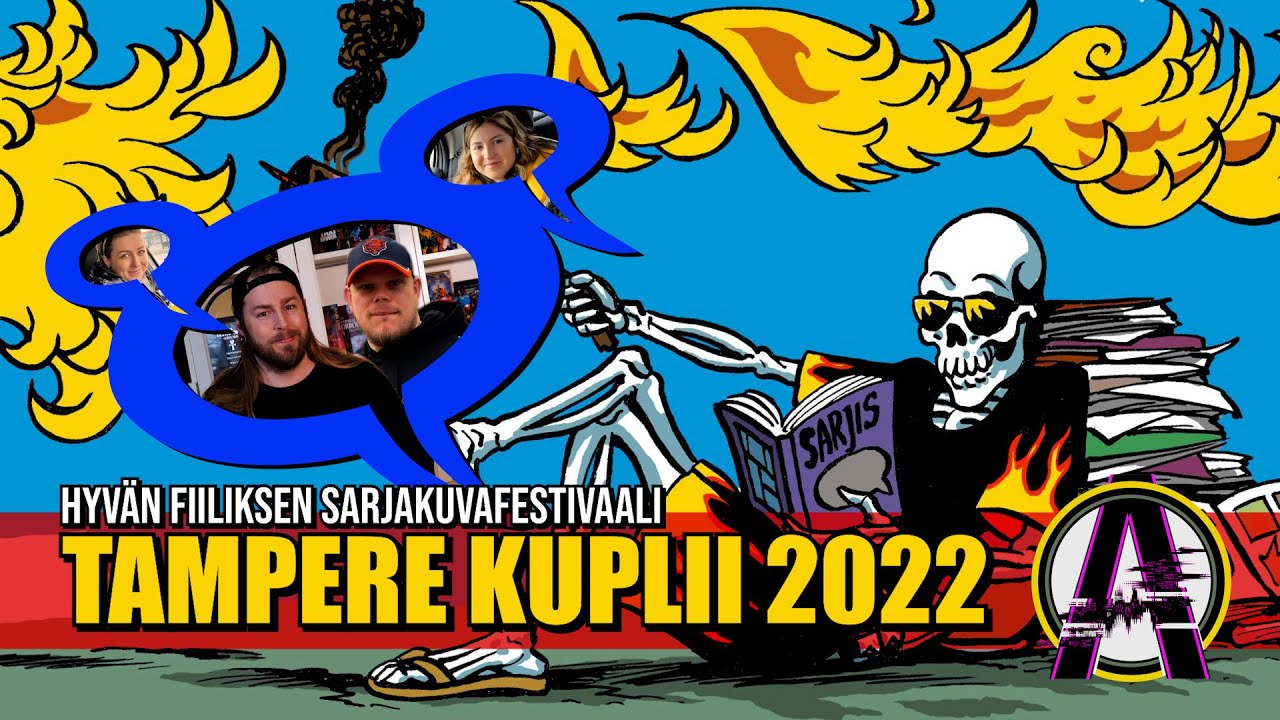 Tampere Kuplii 2022 - Hyvän fiiliksen sarjakuvafestivaali (Tiukka pyörähdys Tampere-talon kojuilla)