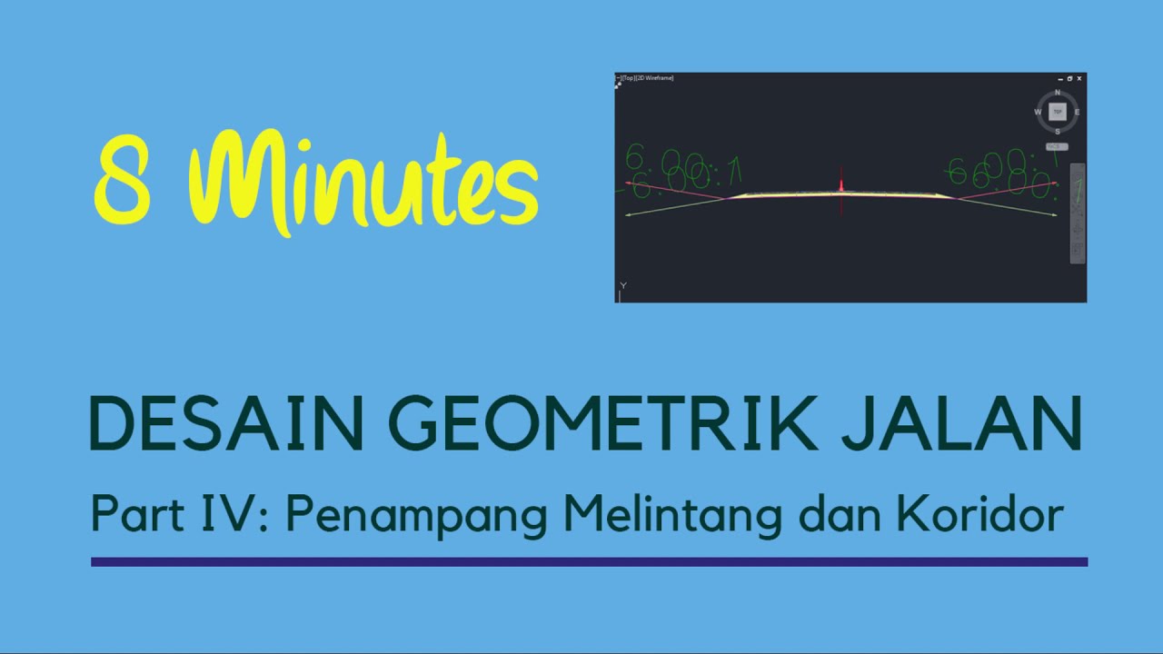 Civil 3D - 4: Penampang Melintang dan Koridor