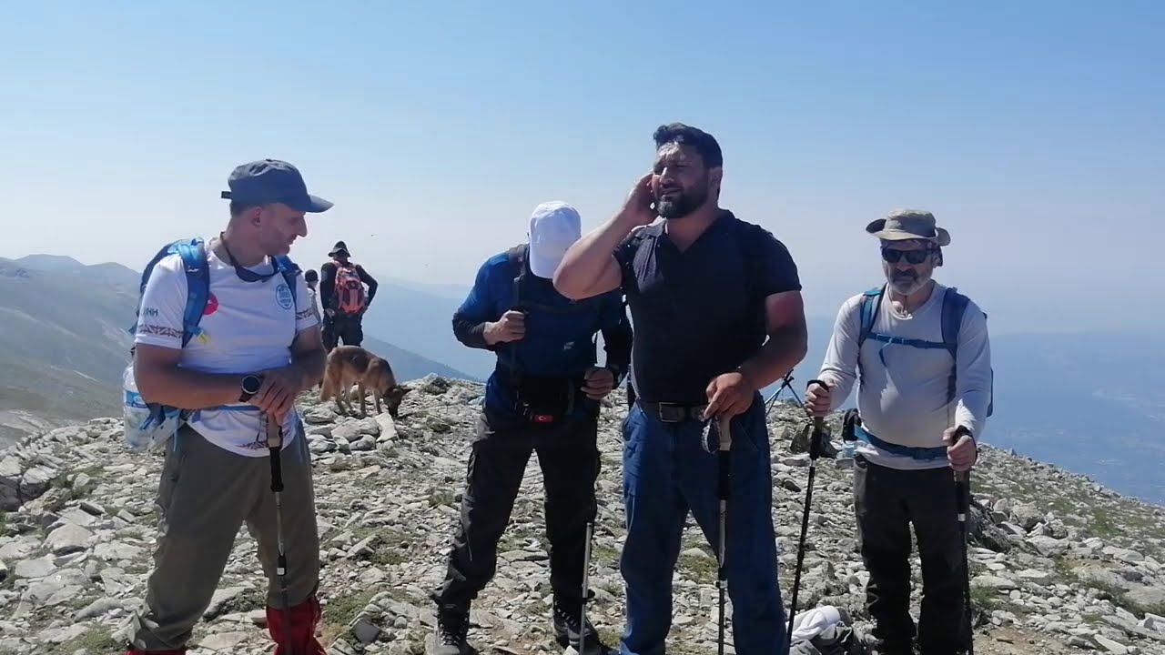 Bursa Uludağ zirve de rahman suresi okuduk bulutların üzerinde İbrahim Demirhan kur'an dağ tırmanışı