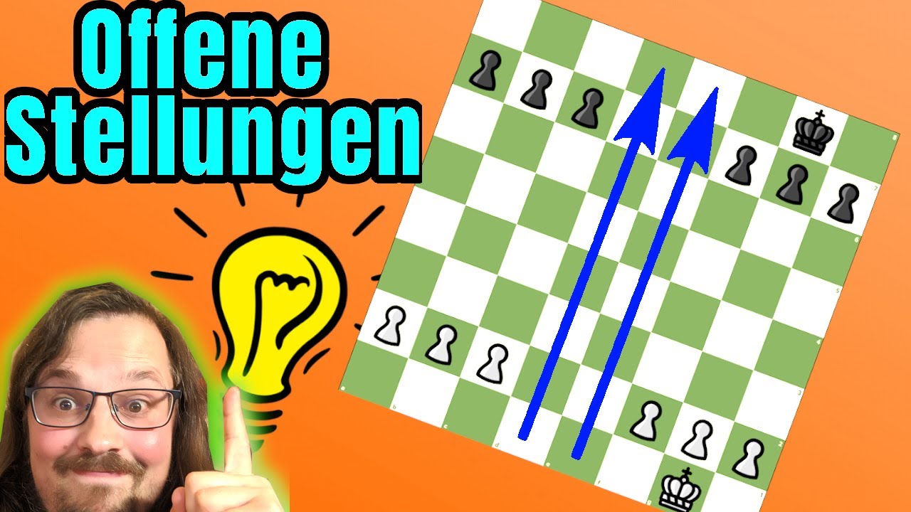 So spielt man OFFENE Stellungen ||  Schach Strategie Samstag für Anfänger und Fortgeschrittene