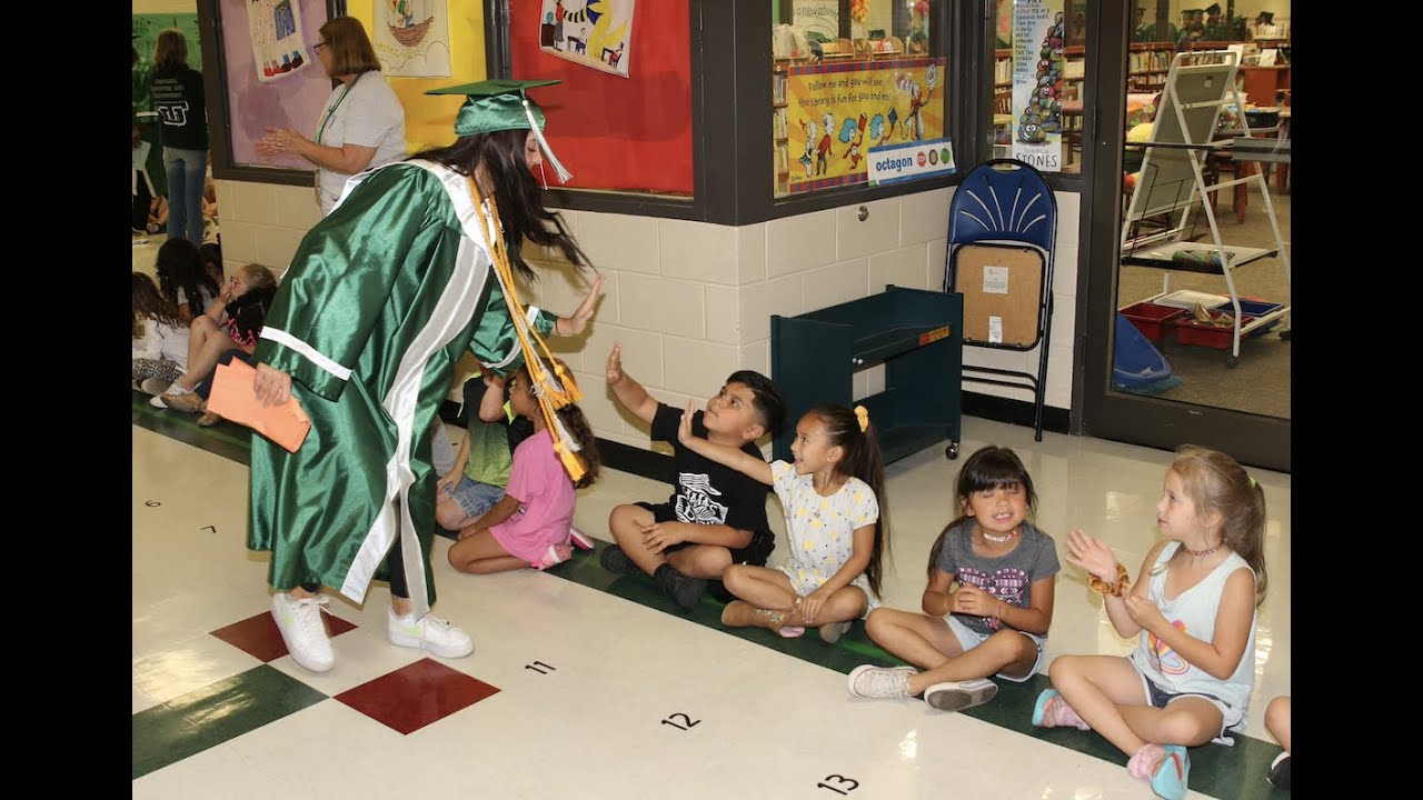 2022 Senior Walk at T. H. Johnson Elementary