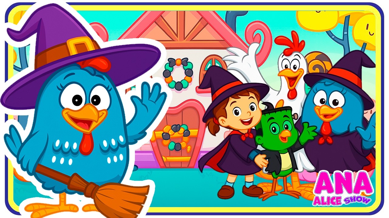 🎃 Fui Morar Numa Casinha de Halloween 👻 | Ana Alice Show & Galinha Pintadinha