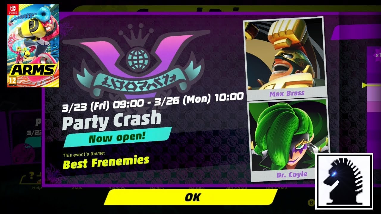 NS ARMS - The 7th Party Crash - Best Frenemies: Max Brass vs Dr. Coyle
