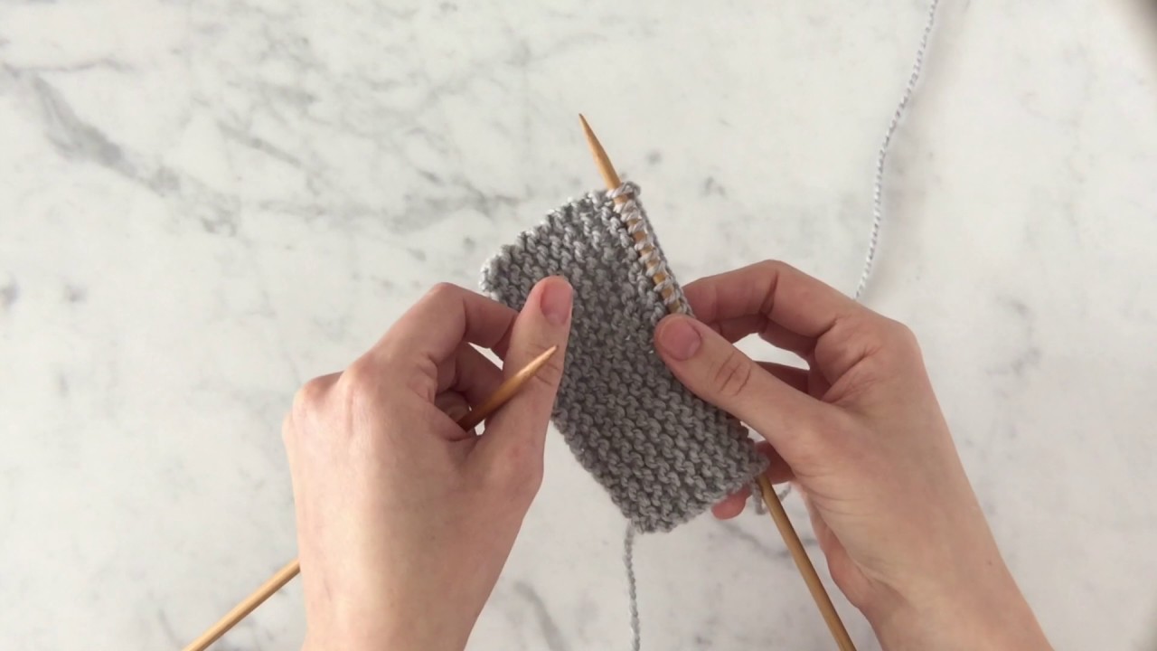 The Knit Stitch Tutorial | Purl Soho