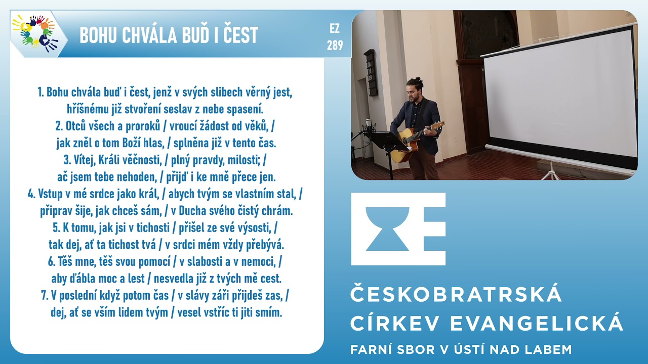 EZD 289 BOHU CHVÁLA BUĎ I ČEST