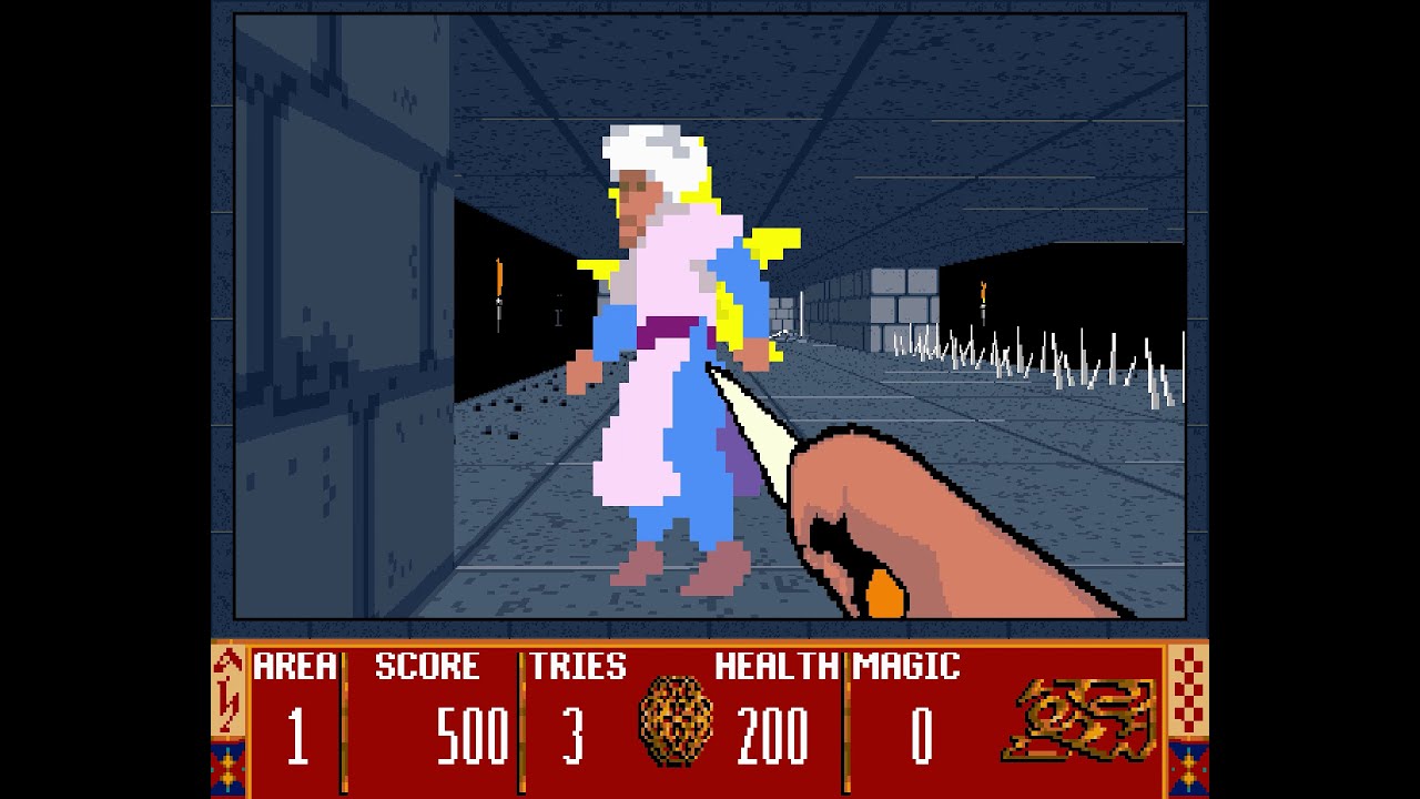 Prince of Persia - Wolfenstein 3D Mod [Demo] - Floor 1 (2022) | 4K/60