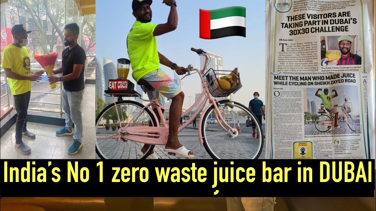 Indian’s zero waste juice bar in Dubai  