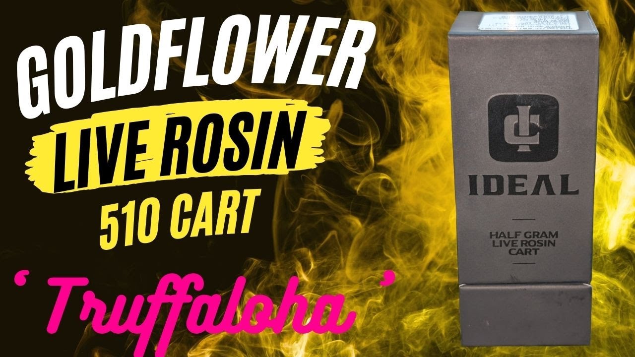 Goldflower's 510 threaded LIVE ROSIN Carts!? | Truffaloha REVIEW