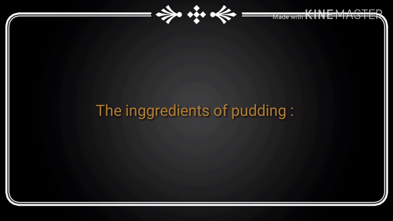 Delicious Pudding Chocolate Vla