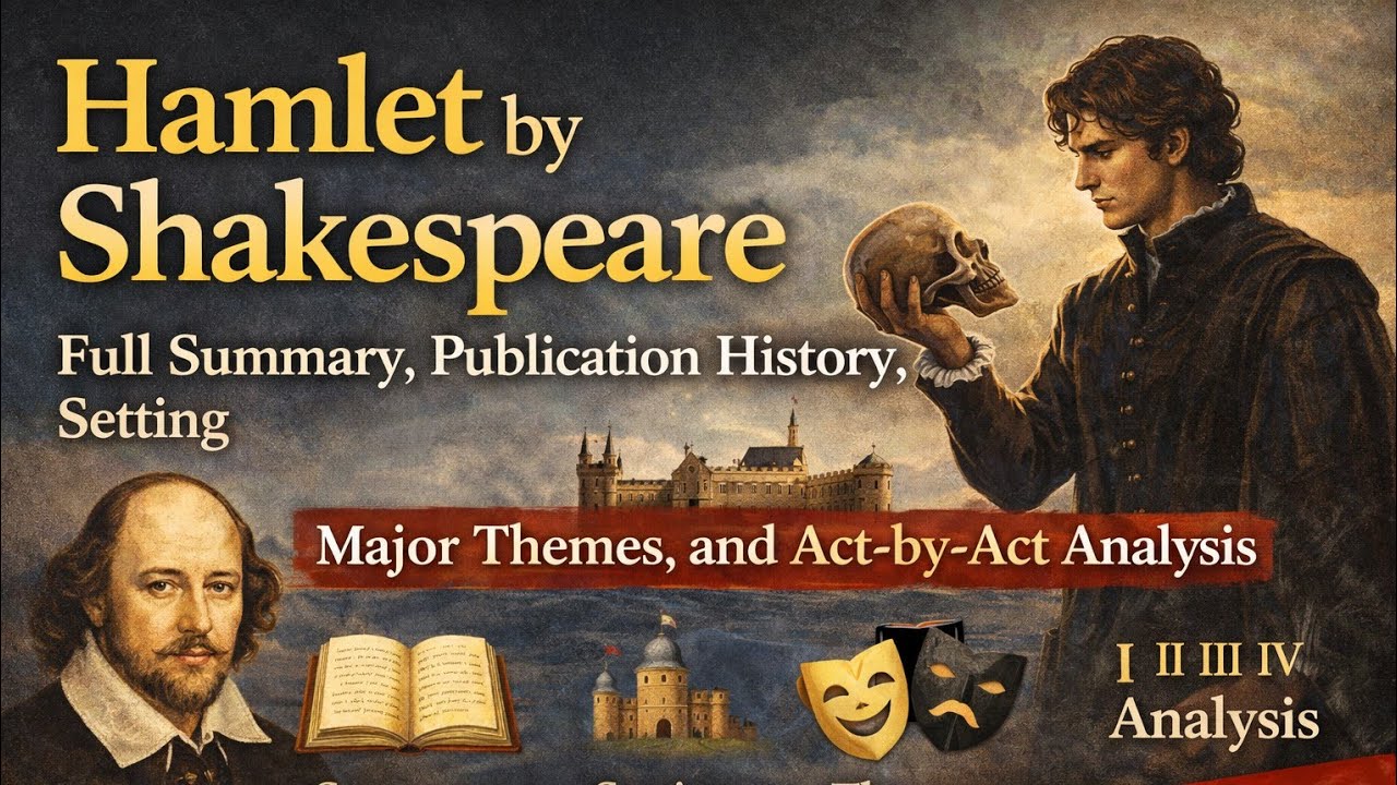Hamlet by Shakespeare: Full Summary, Major Themes, and Act-by-Act Analysis