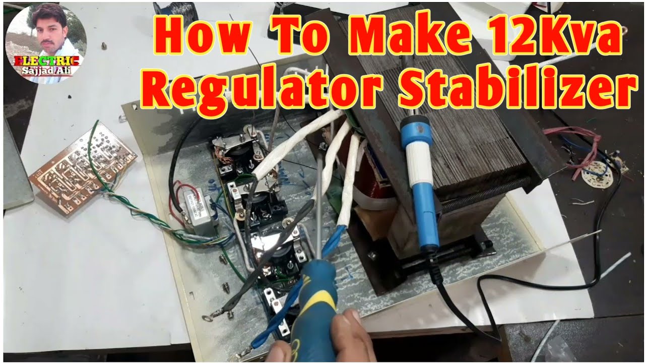 12000 Watts Automatic Stabilizer Installation At Home Part 1