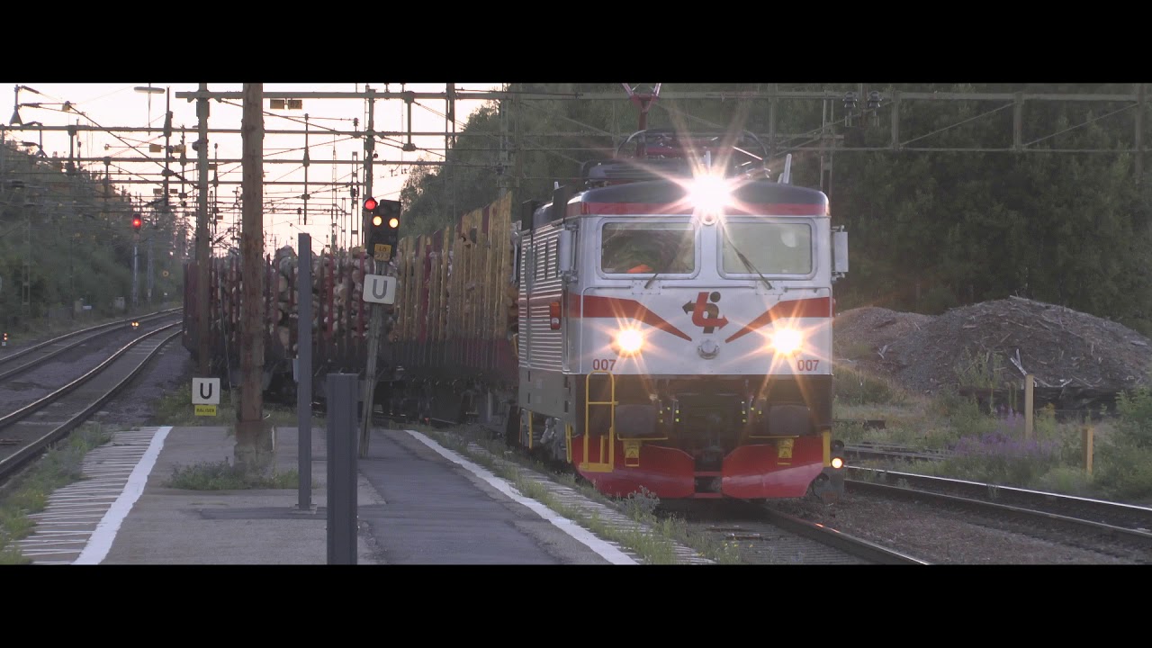 Laxå railway station (drone)