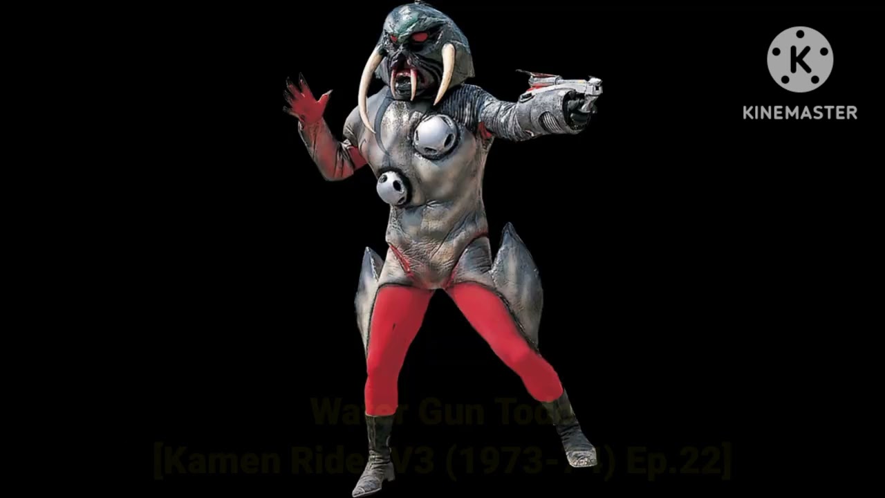 All Kamen Rider V3 Monsters/Villains