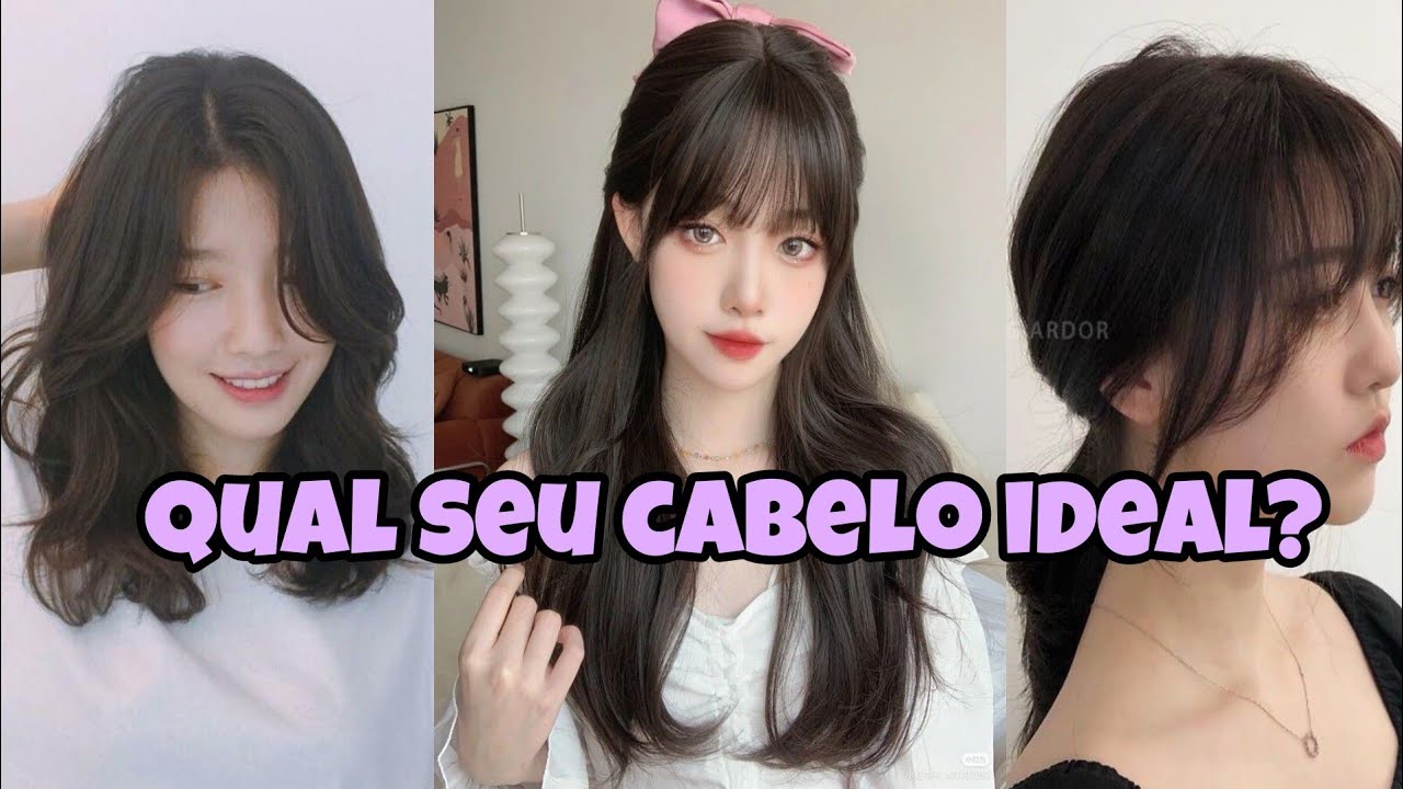 DESCUBRA qual Corte de Cabelo Asiático Combina com Você ♡