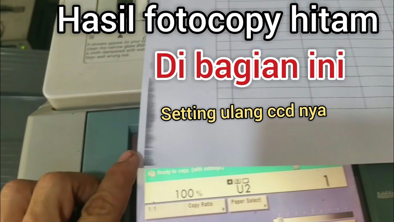 Mengatasi hasil fotocopy hitam / background canon ir 5055/6070/6570/5070