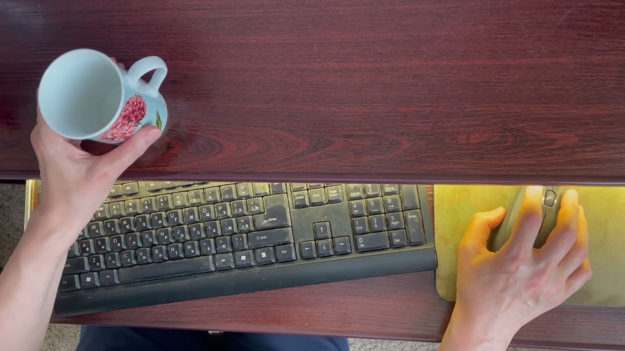 Home Office Work Sounds | Keyboard Typing & Mouse