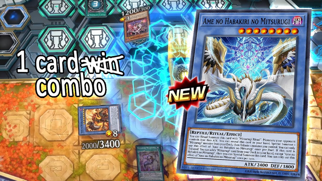 Pure Mitsurugi Is Crazy Enough! No Ryzeal Needed!. Yugioh Master Duel
