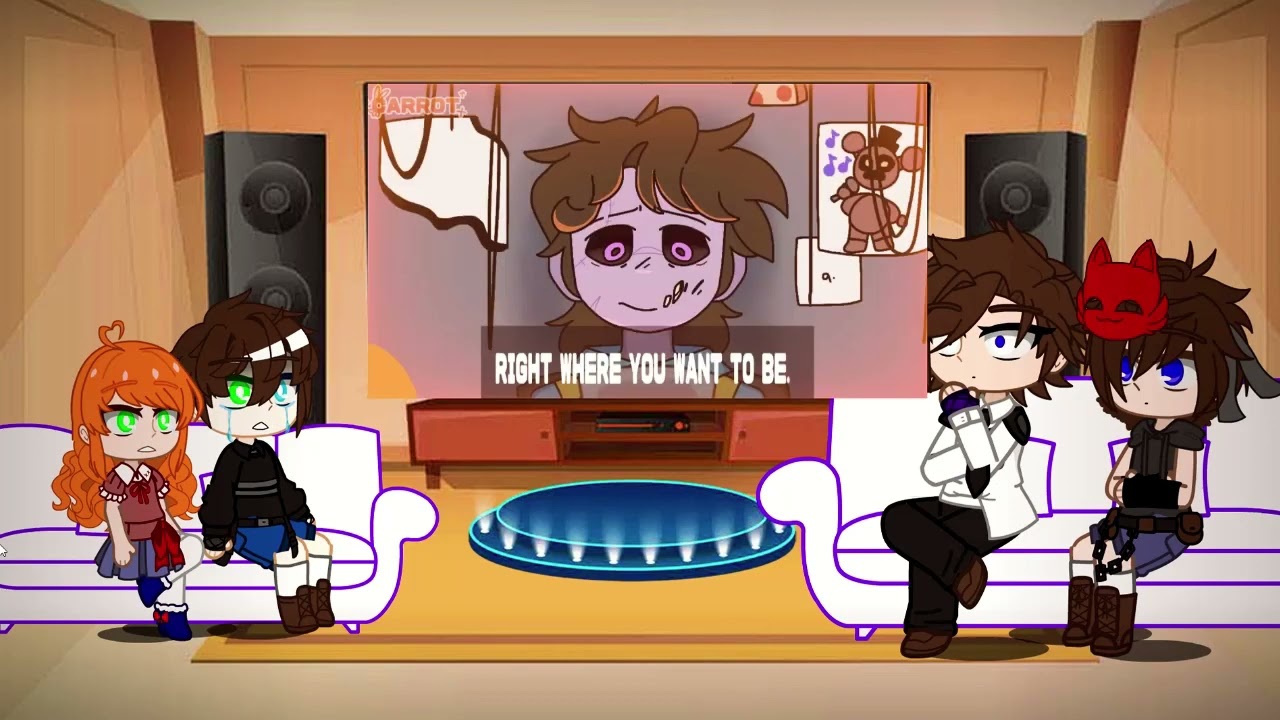 La familia Afton del Pasado reacciona al Futuro //Parte 1//Glammike Au//My Au//