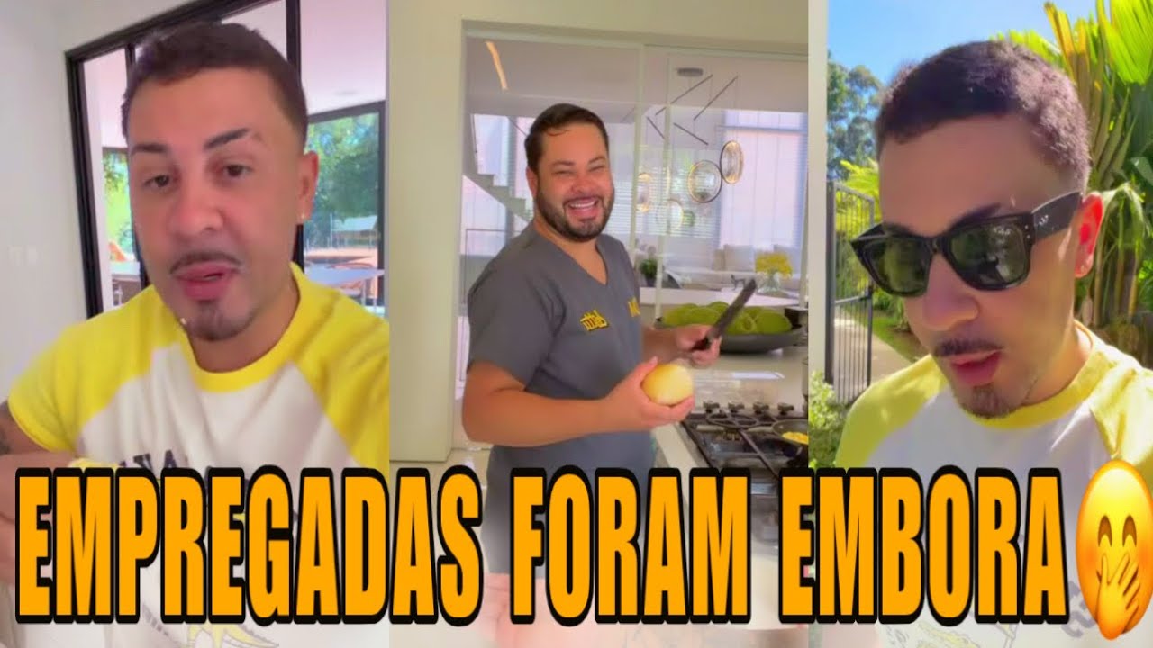 CARLINHOS MAIA AS EMPREGADAS IREM PRA CASA E CARLOS QUEM FEZ SEU CAFÉ DA MANHÃ🤭🤭