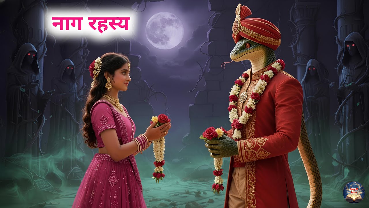 एक सांप ने की राजकुमारी से शादी•• फिर सामने आया भयानक सच.... #hindistories #storyofintro #viral