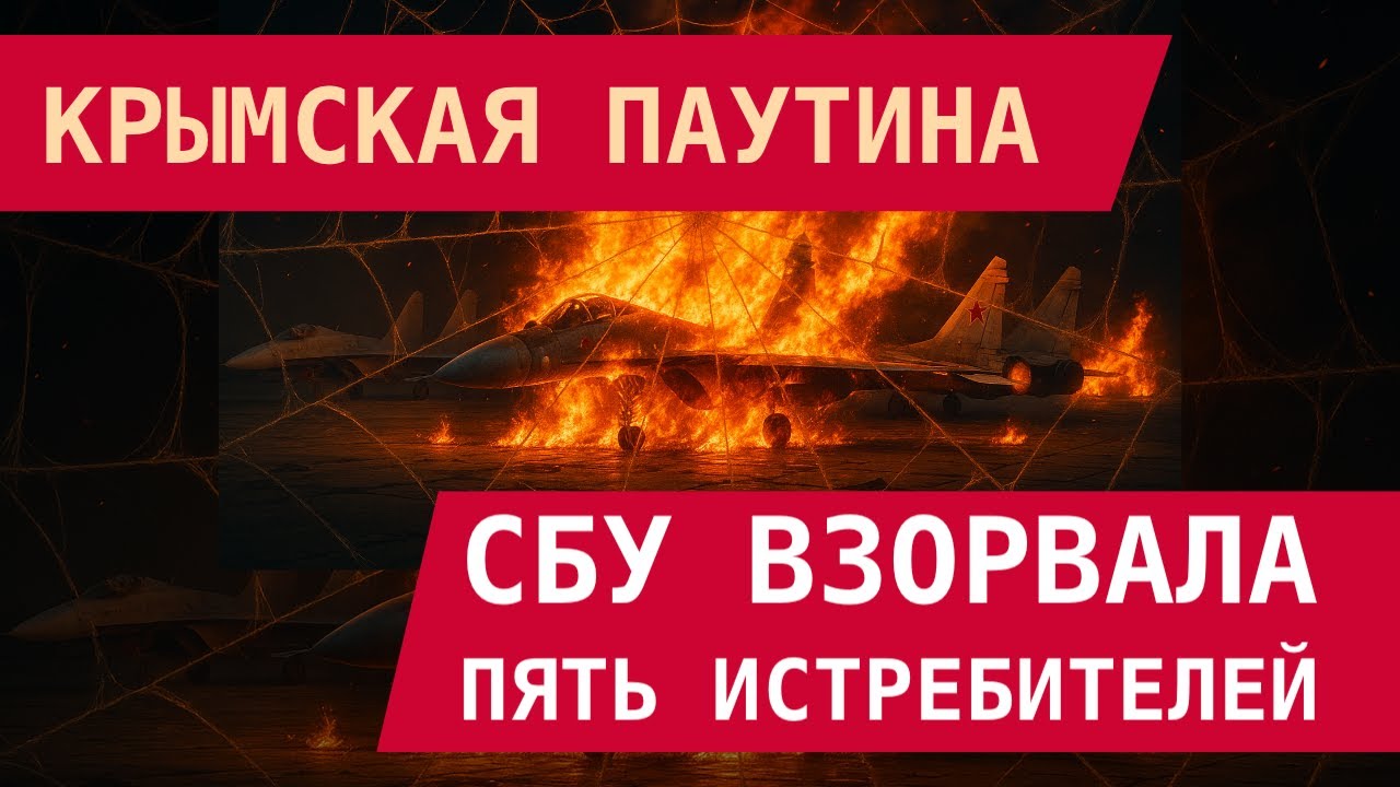 Крымская Паутина: СБУ взорвала пять истребителей