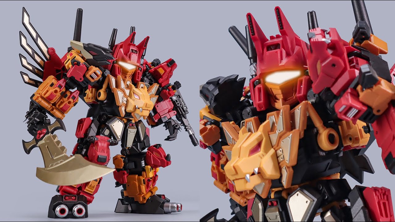 Tiny Monster！JiGuangMao Toy Steel Kiddy Party JGM-SKP01 Mini-Ferocy Predaking.