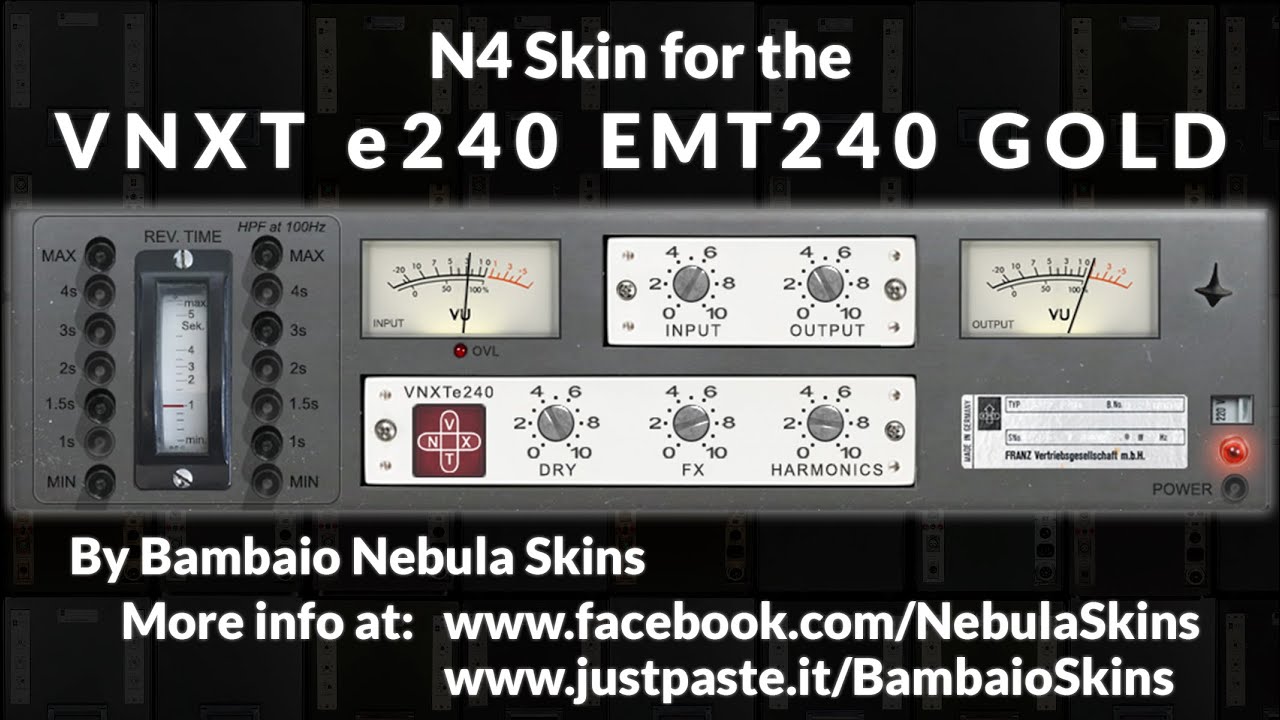 VNXT e240 EMT240 Gold Nebula N4 Skin