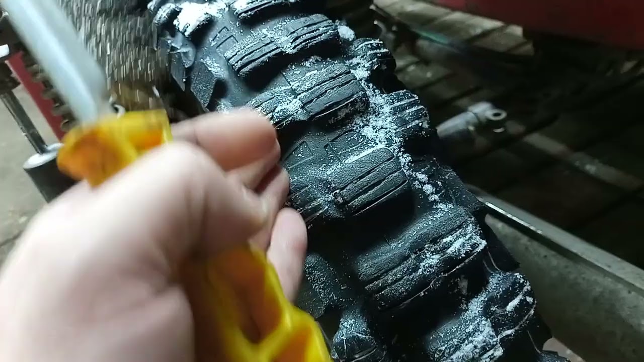 Как увеличить зацеп на китайской пластиковой шине!?