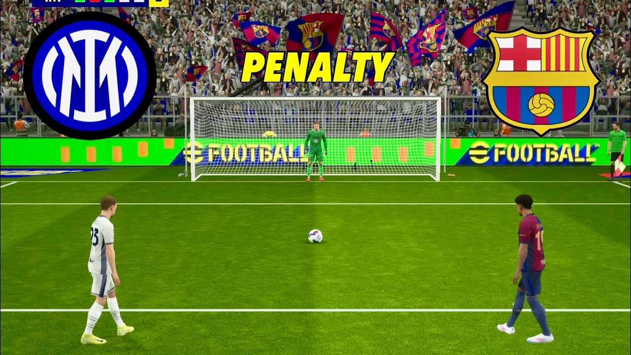 Lamine Yamal vs Martinz | FC Barcelona vs Inter Milan Penalty Shootout | INT vs FCB Match