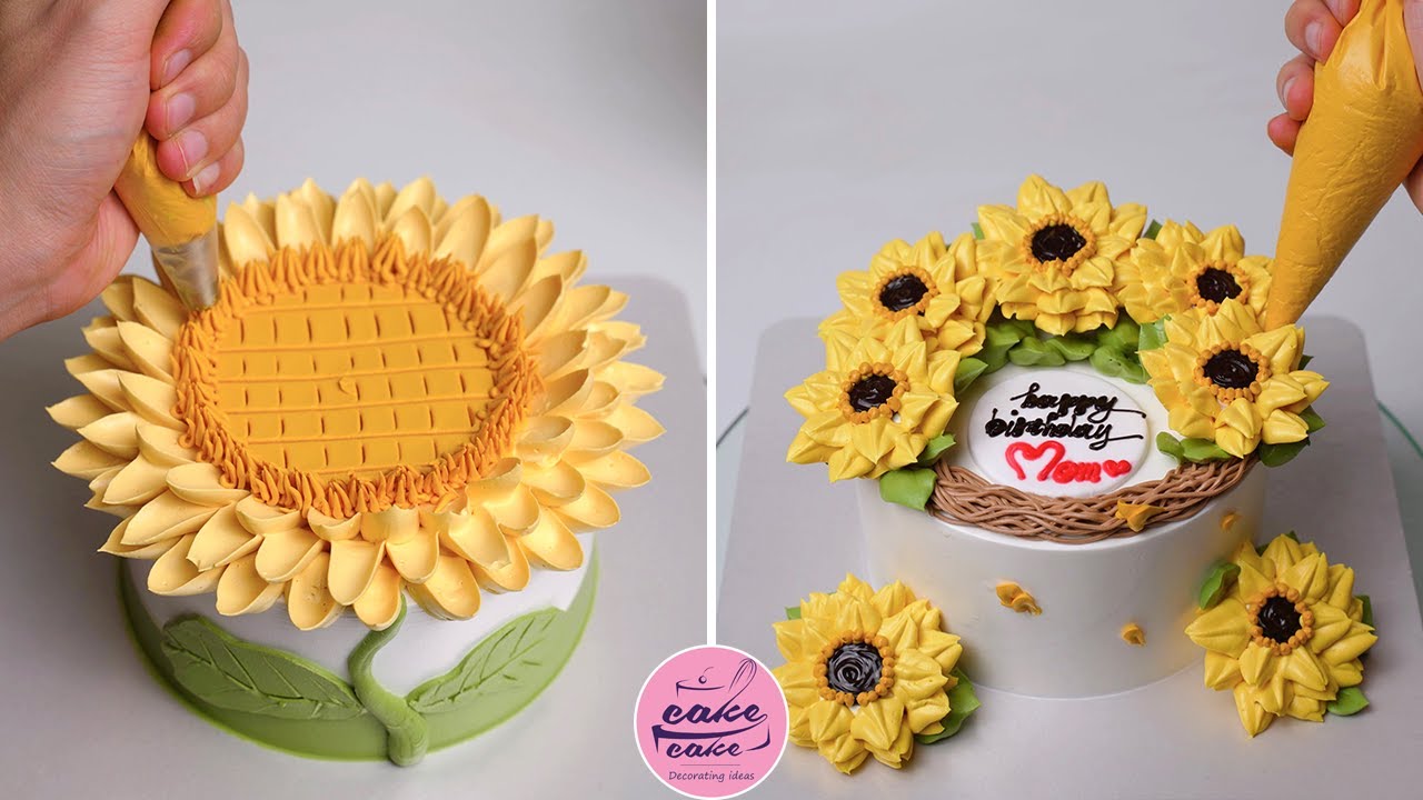 Sunflower Cake Decorating Tutorials For Lovers Cake | Cake Designs Videos | Part 577