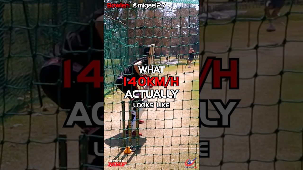 Facing a PRO SA20/CPL FAST BOWLER: What 140km/h actually looks like!