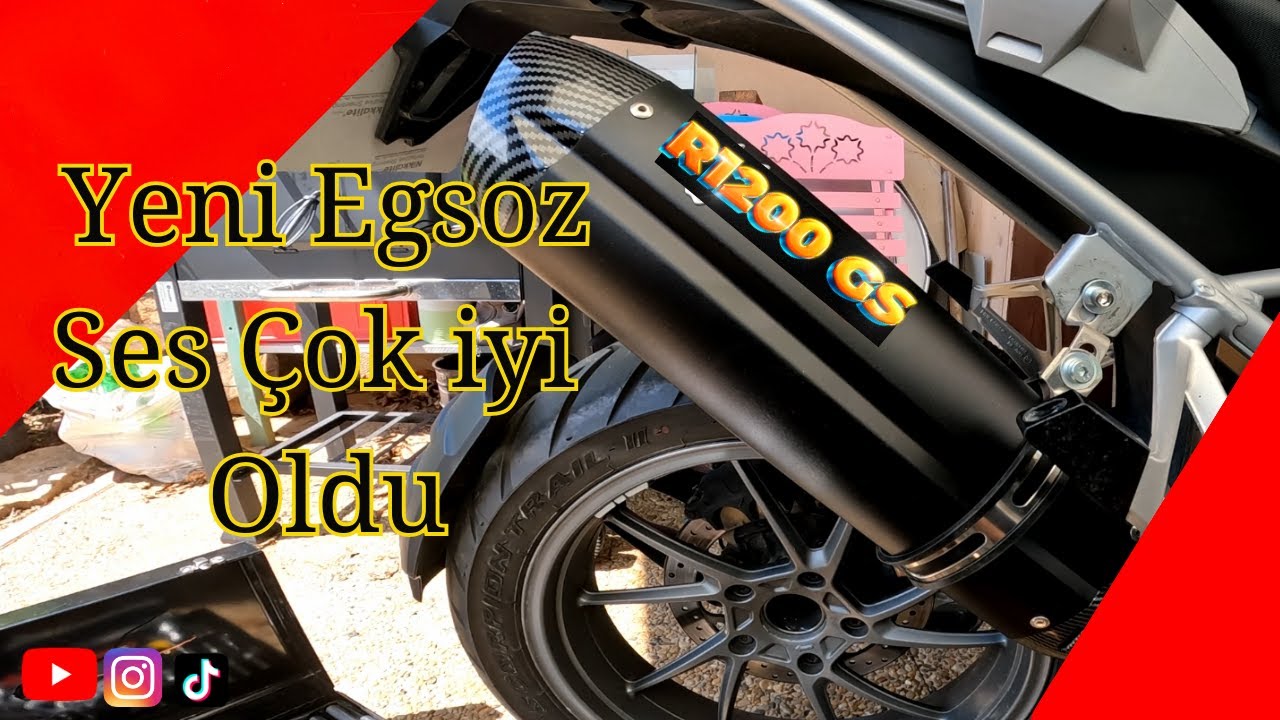 R1200 GS Yeni Eksoz Susturucusu Montaj ve Sürüş Sesi Çok Değişti